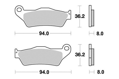 Pastiglie freno sinter grip - pastiglie,
